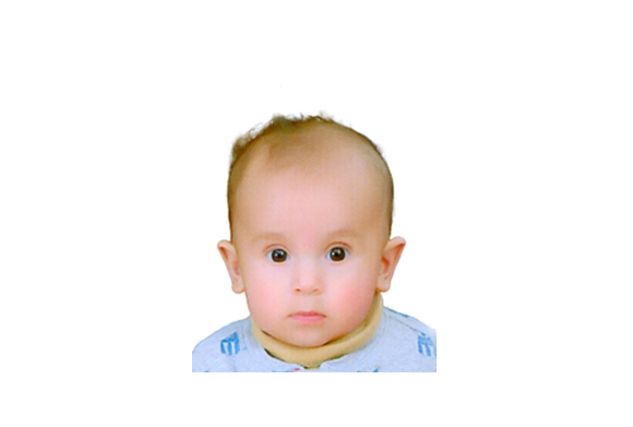 Orphan Nouh from Tripoli is two years old