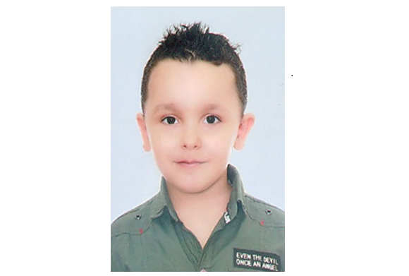 Orphan Jad from Beirut is six years old